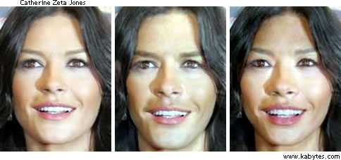 Catherine Zeta Jones - Face Transformer