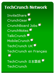 Sidebar Techcrunch