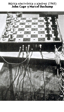 Música electrónica y ajedrez - John Cage y Marcel Duchamp