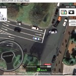 Simulador de manejo online sobre Google Maps