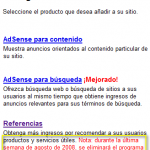 Adiós a las referencias de Adsense