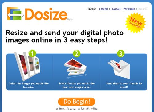 dosize redimensionar imagenes en linea