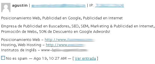 empresa seo spam