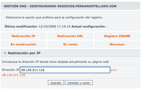 categorias subdominios