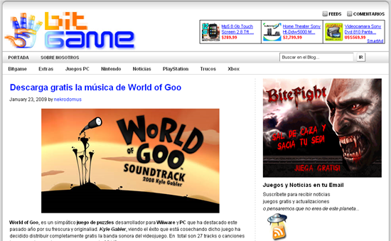 blog de juegos