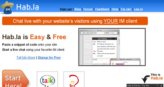 chat para web