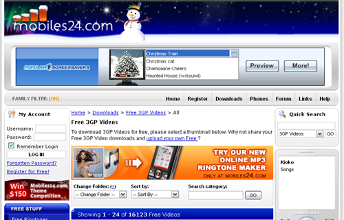 mobile24 download 3gp