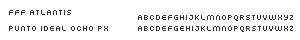 Pixelfonts para descargar