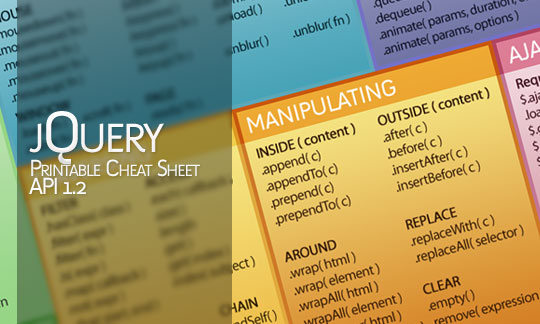 jquery cheat sheet