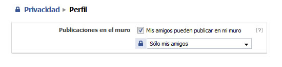 Configuraciones de privacidad en Facebook