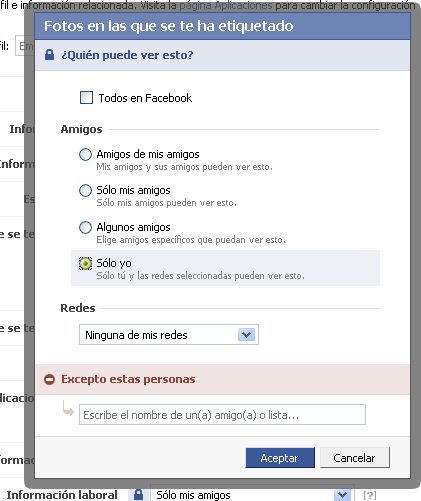 Evitar que nos etiqueten en Facebook