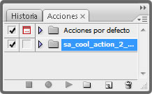 Acciones en Photoshop