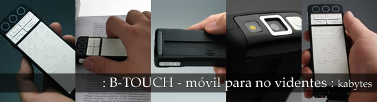 B-Touch: móvil para no videntes