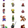 Evolución de los personajes de Nintendo