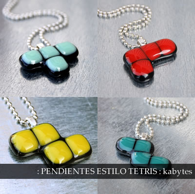 Pendientes estilo Tetris