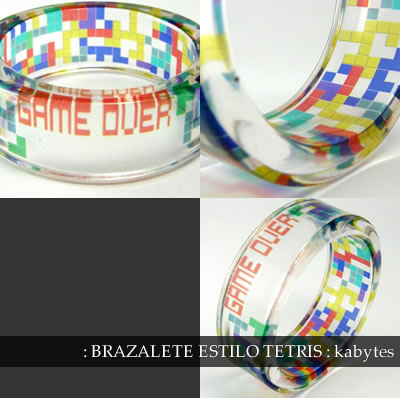 Brazalete estilo Tetris