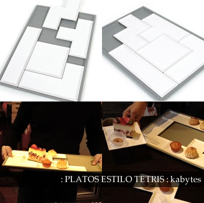 Platos estilo tetris