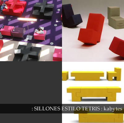 Sillones estilo tetris