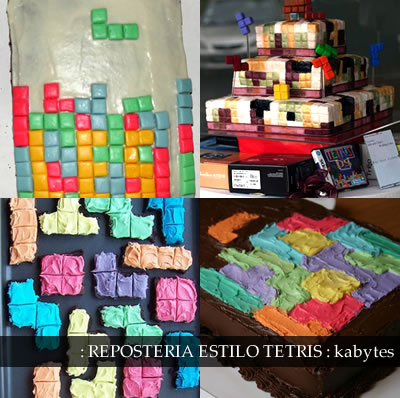 Reposteria estilo tetris