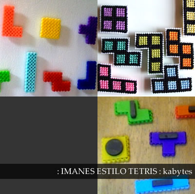 Imanes estilo tetris