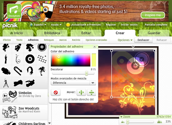 Picnik para Facebook