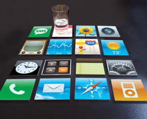 Posa vasos iPhone