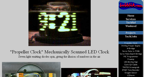 reloj led circuito