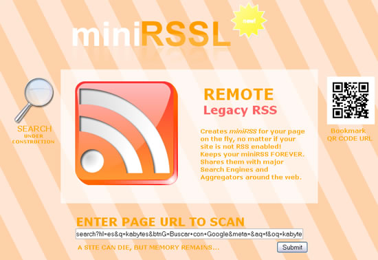 generar rss