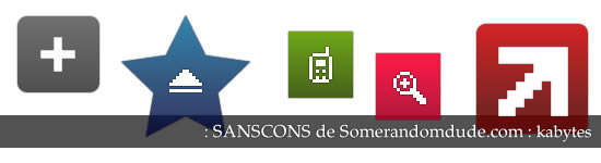 Sanscons: iconos pixel para descargar