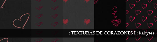 Texturas con corazones