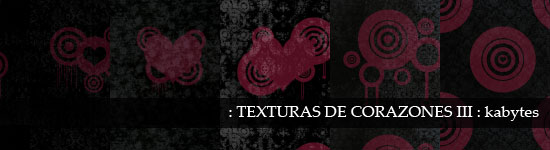 Texturas de corazones