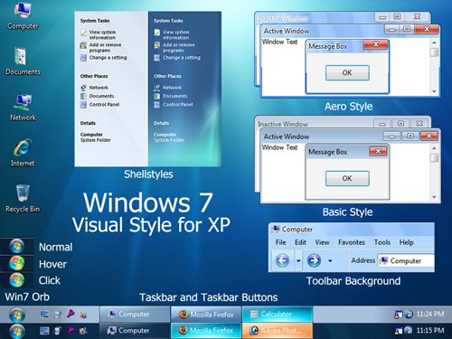 windows 7 theme xp