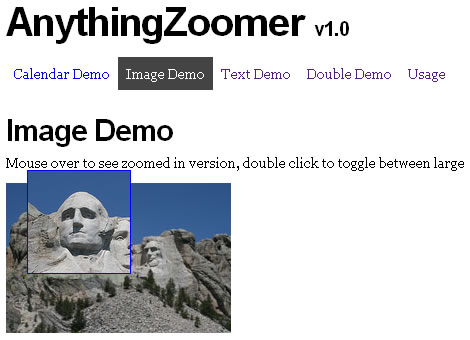 zoom jQuery