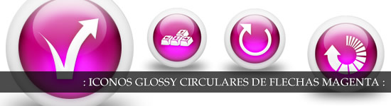 Iconos circulares glossy gratis