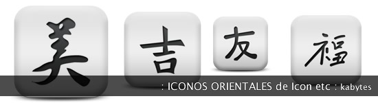 Iconos orientales gratis