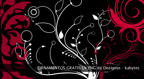 Ornamentos gratis en PNG