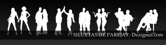 Siluetas de parejas