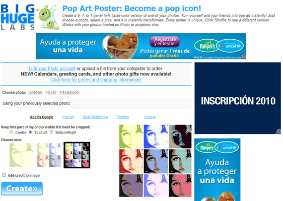 Pop art poster