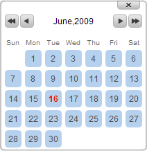 javascript calendario