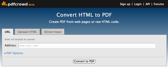 convertir html pdf