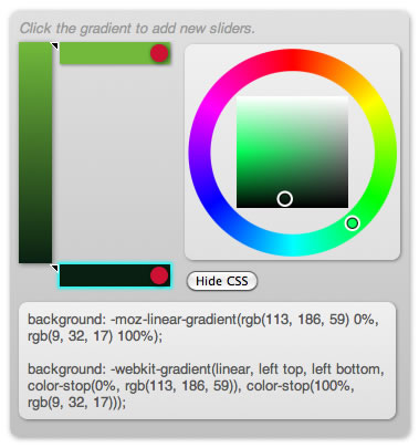 gradientes css3