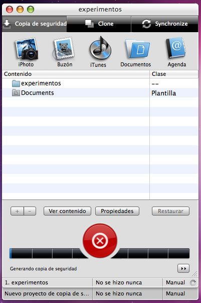 copia seguridad backup mac