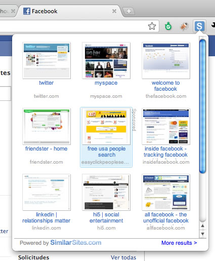 sitios similares extension