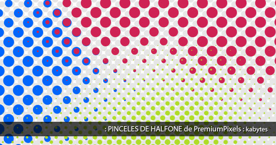 Pinceles de halftone