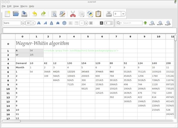 hoja calculo python