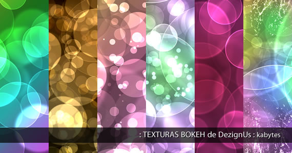 Texturas de brillos desenfocados o bokeh