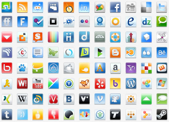 >150 iconos sociales pixel perfect | energytutsteam