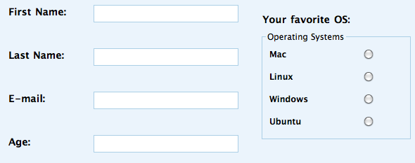 crear formularios jquery