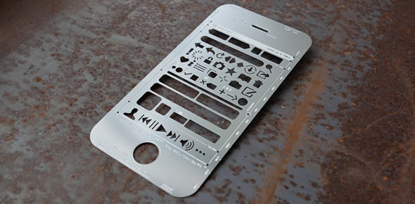 iPhone stencil