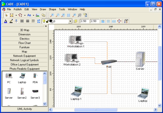 diagrama redes programa